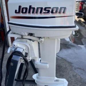 1992 Johnson 25 HP 2-Cyl Carbureted 2-Stroke 20″ (L) Outboard Motor