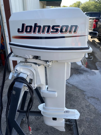 1992 Johnson 25 HP 2-Cyl Carbureted 2-Stroke 20″ (L) Outboard Motor